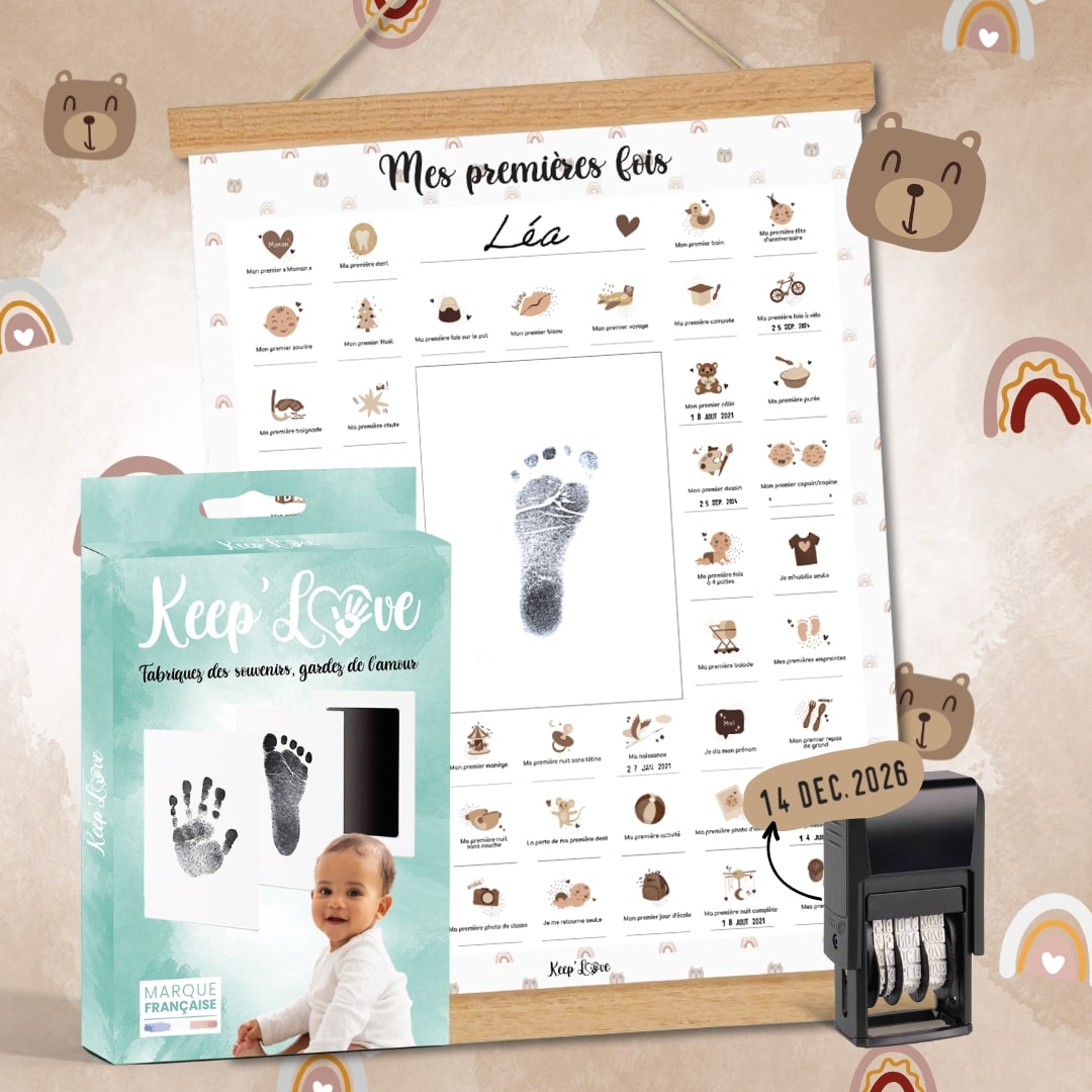 Acheter Kit d'encre pour empreintes de mains de bébé, tampon d