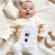 Kit d'empreinte de pied de main de bébé Sans encre Contact Empreinte de  main Impression sûre non toxique Souvenir pour tout-petits Accessoires pour  patte de bébé